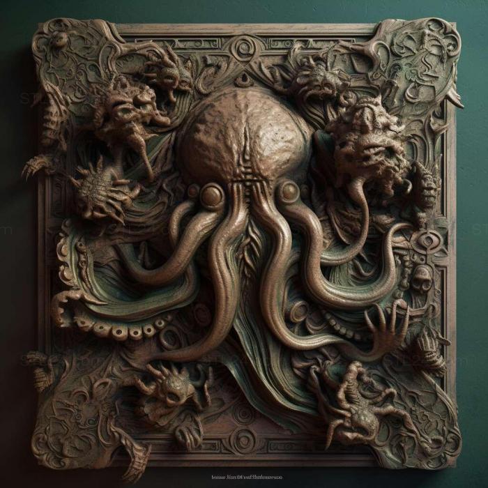 Characters (cthulhu mythos 2, HERO_1802) 3D models for cnc